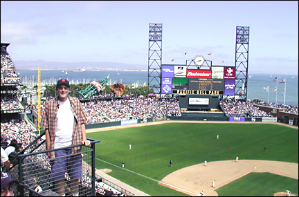 tom at the ballpark: 