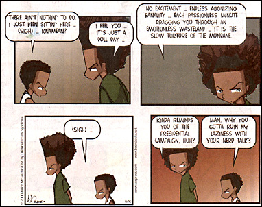 boondocks cartoon: