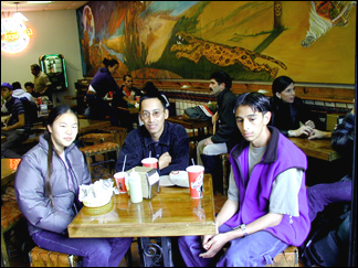 group at la taqueria: 