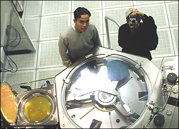 luis and i at the sj tech museum: 