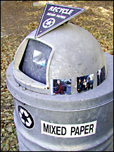 recycle mixed paper: 